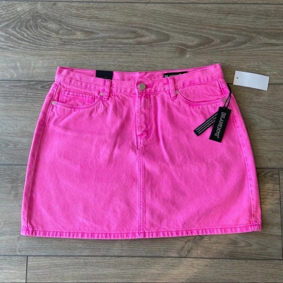 NWT Blank NYC A-LINE DENIM SKIRT - Picture 3 of 11